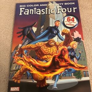 2005 Fantastic Four Big Color & Activity Book With Stickers Unused HTF